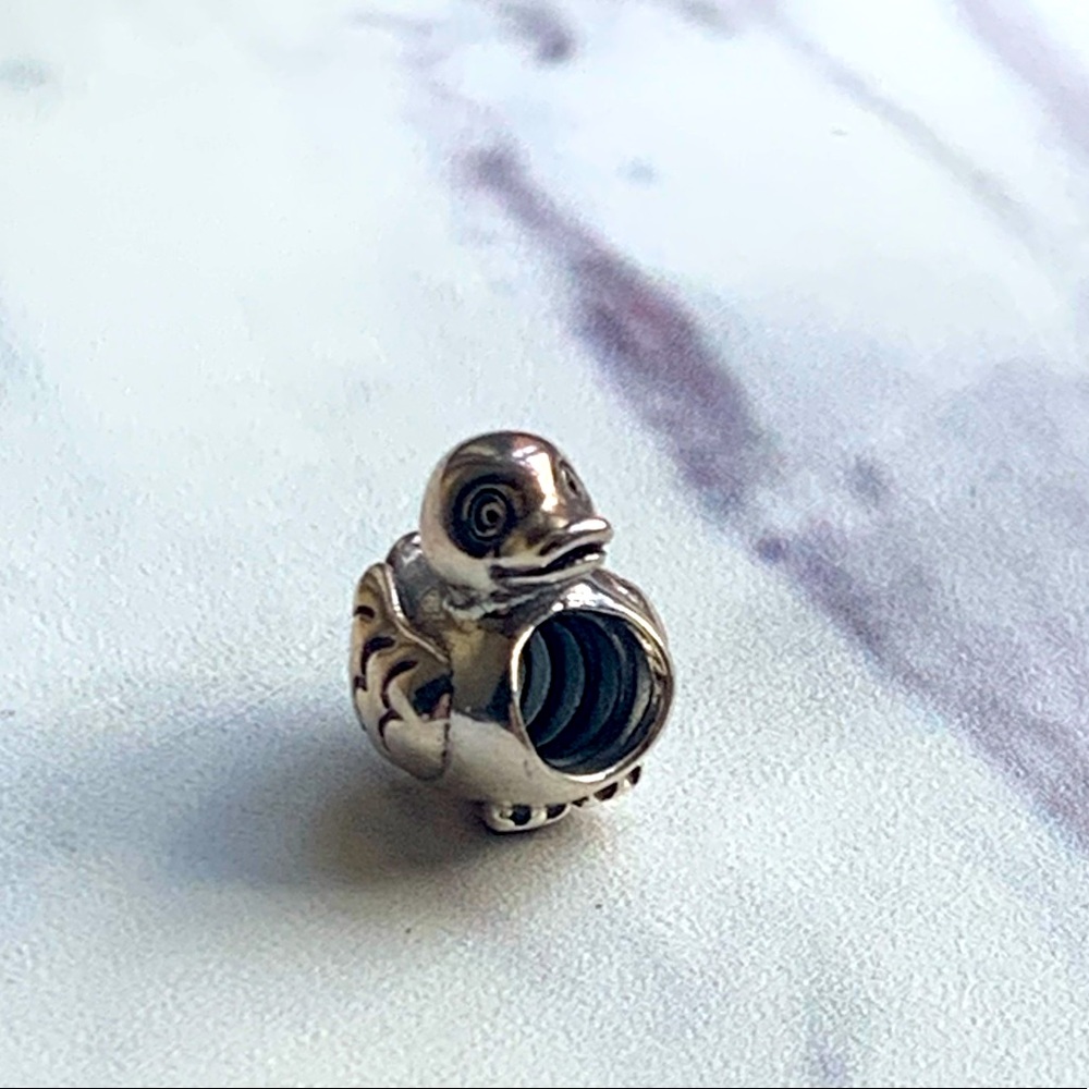 Pandora silver duck charm